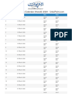 Peshawar Ramadan Calendar 2024 Urdupoint