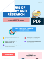 PR1 M1 - Nature and Inquiry of Research