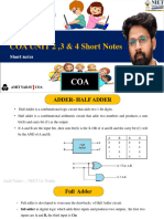 Coa - Unit - 2 - 3 - 4 Notes