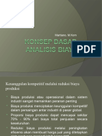 Konsep Dasar Analisis Biaya 1