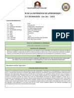 PLANIFICADOR EDA 1 de 1°sec CyT Tawa 2023