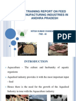 A Training Report On Feed Manufacturing Industries in Andhra Pradesh