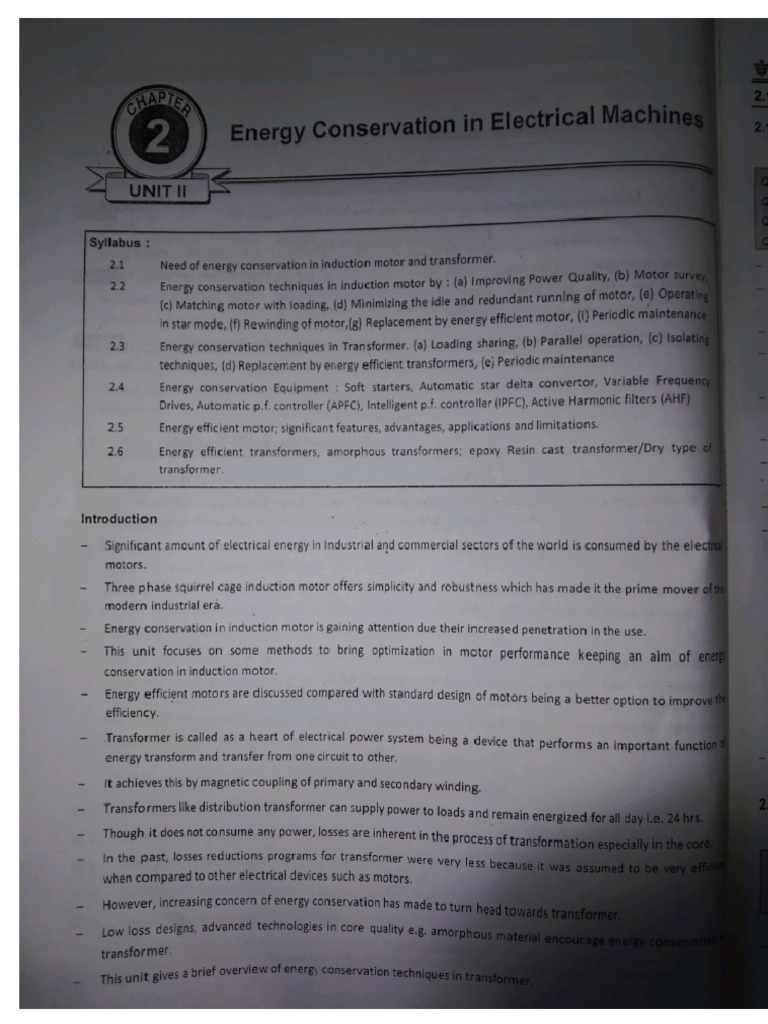 Unit-2 - Energy Conservation in Machines | PDF