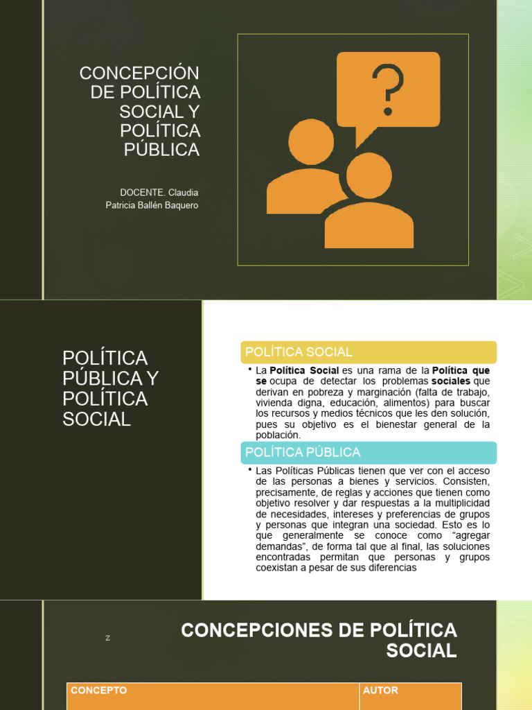 Política Social y Pública en Colombia | PDF | Politica social | Pobreza