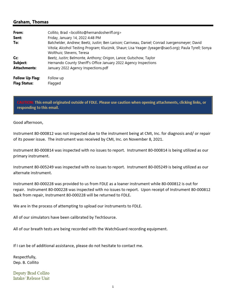 Intoxilyzer 8000 Age Related Issues PDF Florida