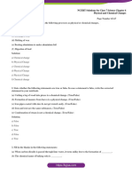 Physical & Chemical Changes-Class 7