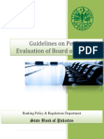 Board Performance Evaluation - State Bank of Pakistan