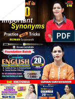 500 Important Synonyms Suman Mam