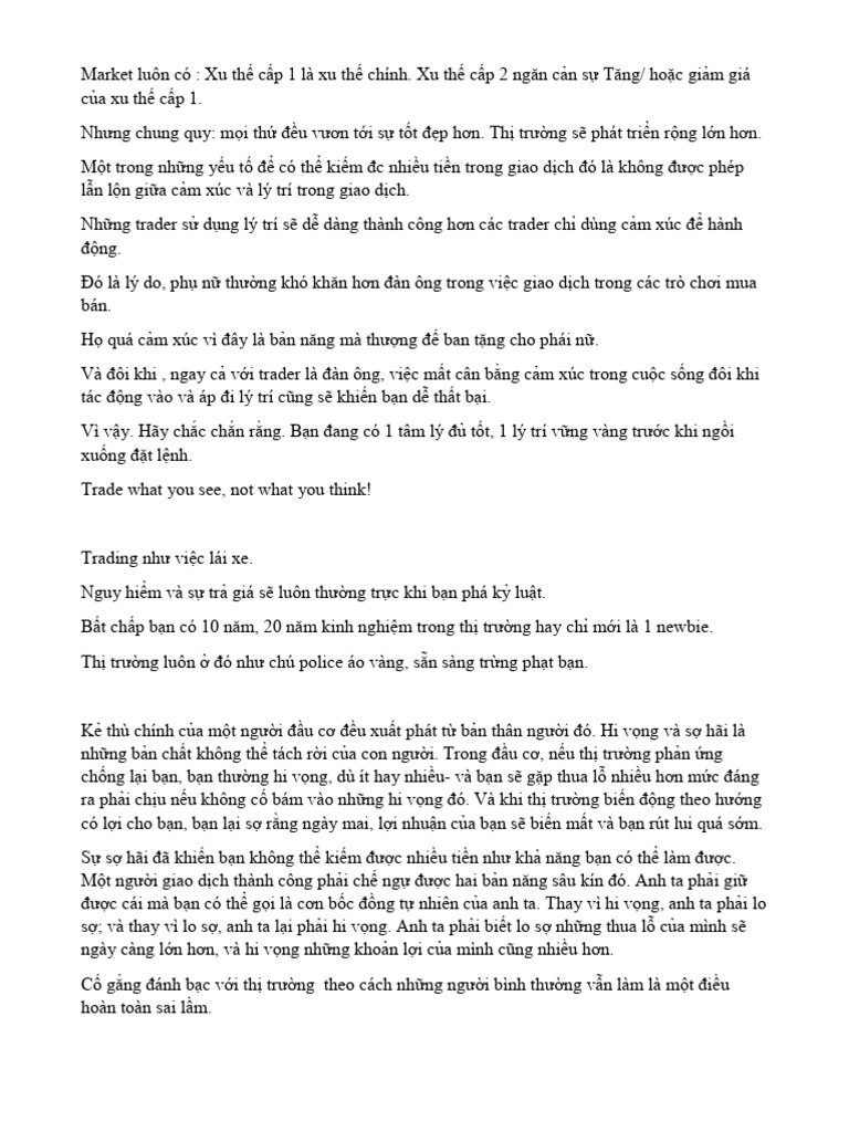 Trading Is Very Simple 4 | PDF