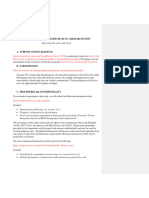 Informed Consent To Partcipate in A Research Study