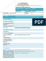 LESSON PLAN TEMPLATE FOR Preading Ed MArch 15,2024