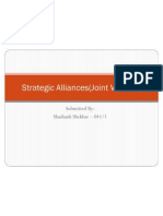 Strategic Alliances(Joint Venture)