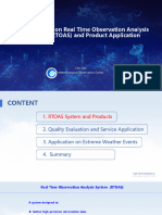 3.2 Real Time Observation Analysis System (RTOAS) and Product Application - GAO Cen
