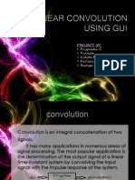 Linear Convolution Using GUI