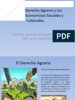 Presentacion Derecho Agrario y Derechos Economicos