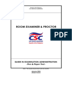 GUIDE FOR ROOM EXAMINER - 2024 01 Revised CSE Pen Paper Test Lifted Public Health Emergency - A