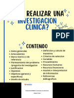 Como Realizar Una Investigacion Clinica