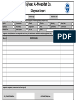 (SOP-M-01A) Diagnosis Report For Boeing Under Revision