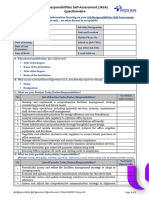 JOB Responsibilities Self-Assessment Questionnaire (JRSA) - Islam Group Ashekur Rahman Khan