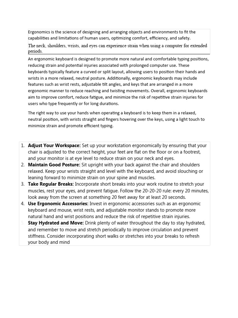 ergonomics question and answer PDF Human Factors And Ergonomics