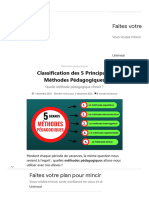 Classification Des 5 Principales Méthodes Pédagogiques