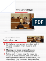 Chapter 1 - Mooting