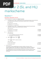 IB Economics Teacher Resource 3ed Paper 2 Markscheme