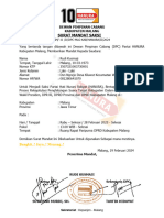 Format Surat Mandat Saksi Kabupaten