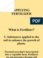 Applying Fertilizer