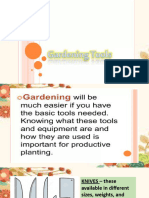 Common Tools Used in Backyard Gardening