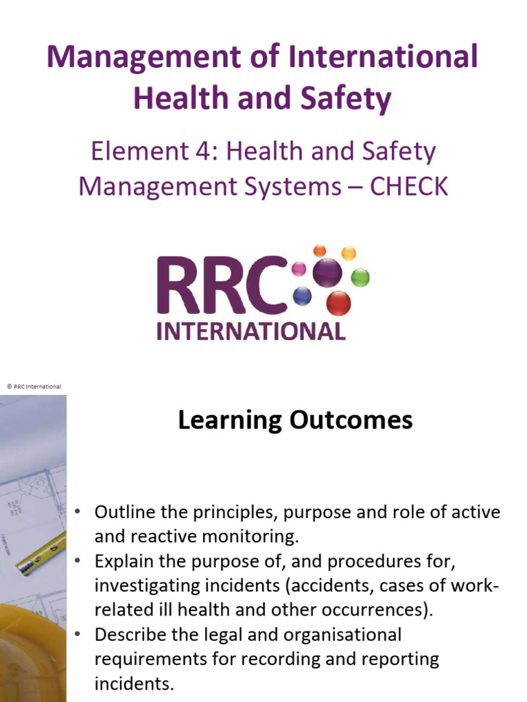 Health and Safety Management Systems Guide | PDF | Occupational Safety ...