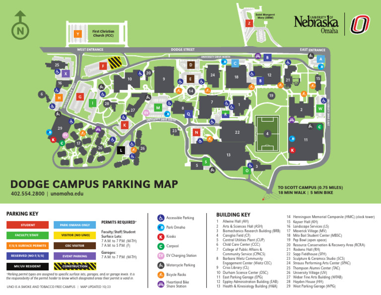 Dodge Campus Map