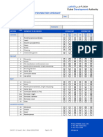 Structural Inspection Foundation Checklist