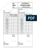 Kartu Iuran Paud Mubarok