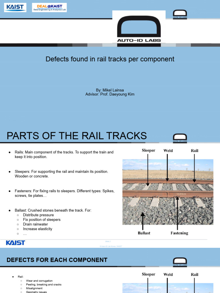 Rail Track Defects by Component Analysis | PDF