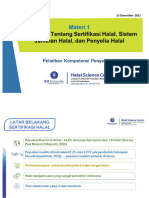 Materi Halal 1 - 13 Des 2021