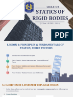 01 CESTAT30 Statics of Rigid Bodies Principles Fundamentals of Statics Part2