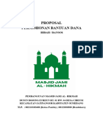 01 - Proposal Panitia Pembangunan Masjid Al-Hikmah