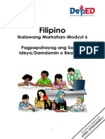 Filipino 2 - Q2-M6 Pagpapahayag Ang Sariling Ideya, Damdamin o Reaksyon