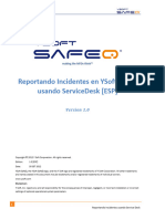 YSoft SafeQ Incident Reporting Using ServiceDesk ESP