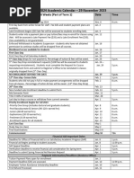 2024 Spring Academic Calendar 16 Weeks