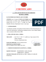Certificado Pozo Tierra - Dental Kalo - 14.11.2023