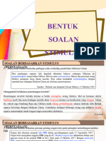 Bentuk Soalan Stimulus