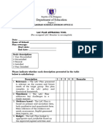 1 LAC Plan Appraisal Tool