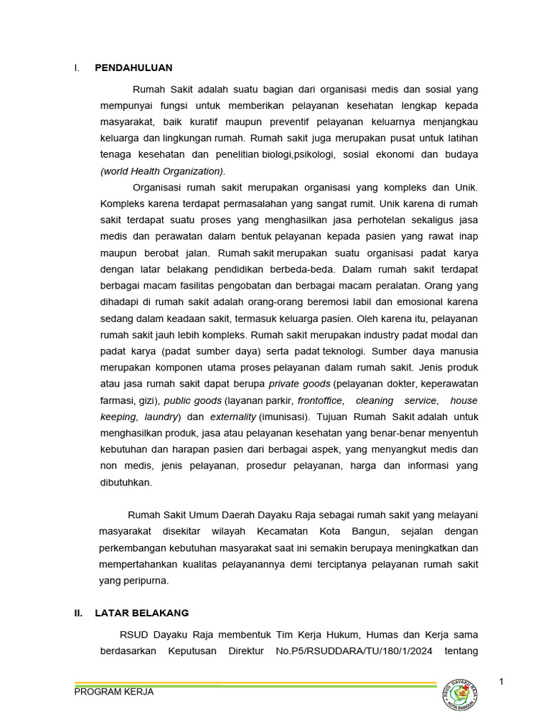 Proker Humas | PDF | Bisnis