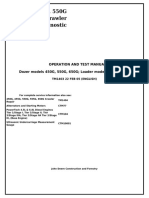 TM1403 John Deere 450G, 455G, 550G, 555G, 650G Crawler Diagnostic Operation Test Technical Manual
