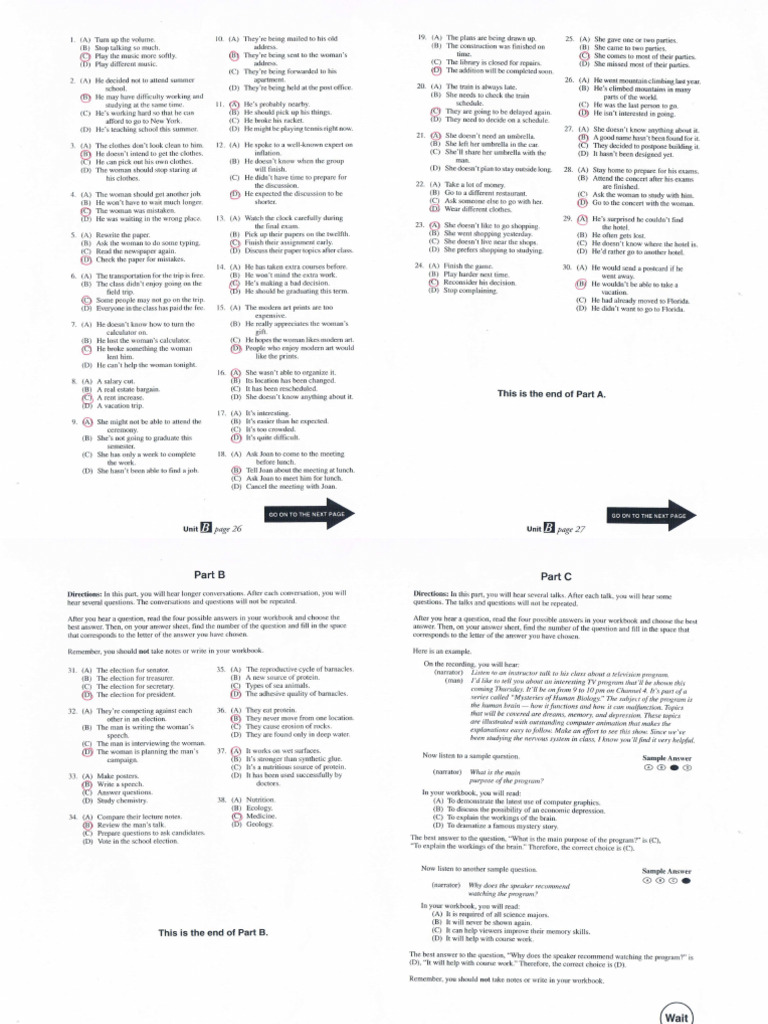 Lc toefl simulation tc pdf