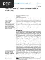 Molecular Dynamics Simulations Advances and Applications