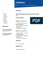 JobStreet Resume Template 1