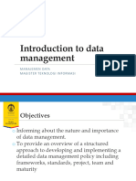 Modul 1 - Introduction To Data Management